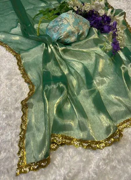 Tew Burburry Fabric Fancy Saree Wholesale Clothing Distributors In India